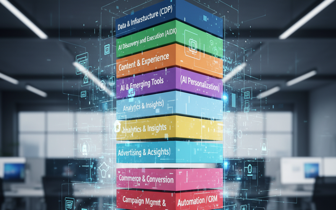 Marketing Tech Stack – Prioritizing Each Layer for AI Search and Discovery